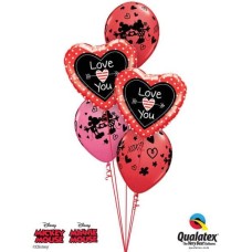 Bouquet 707 Disney Mickey & Minnie Silhouette Kiss #54850-2 23187-3